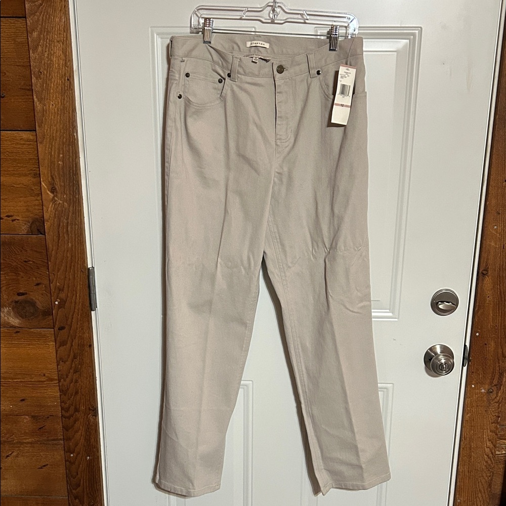 Jones New York Sport Stretch Pants in khaki
